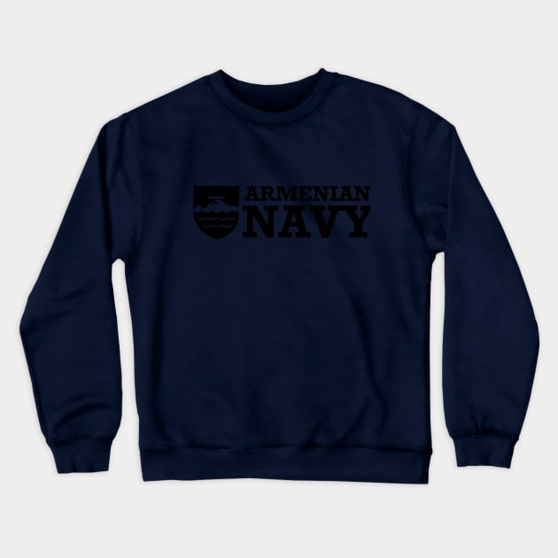 Armenian Navy (horizontal) Crewneck Sweatshirt by armeniapedia